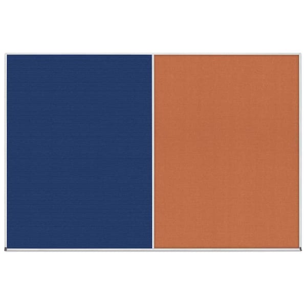 Enclosed Corkboard, 1 Door, 48"x36", 4" Fra